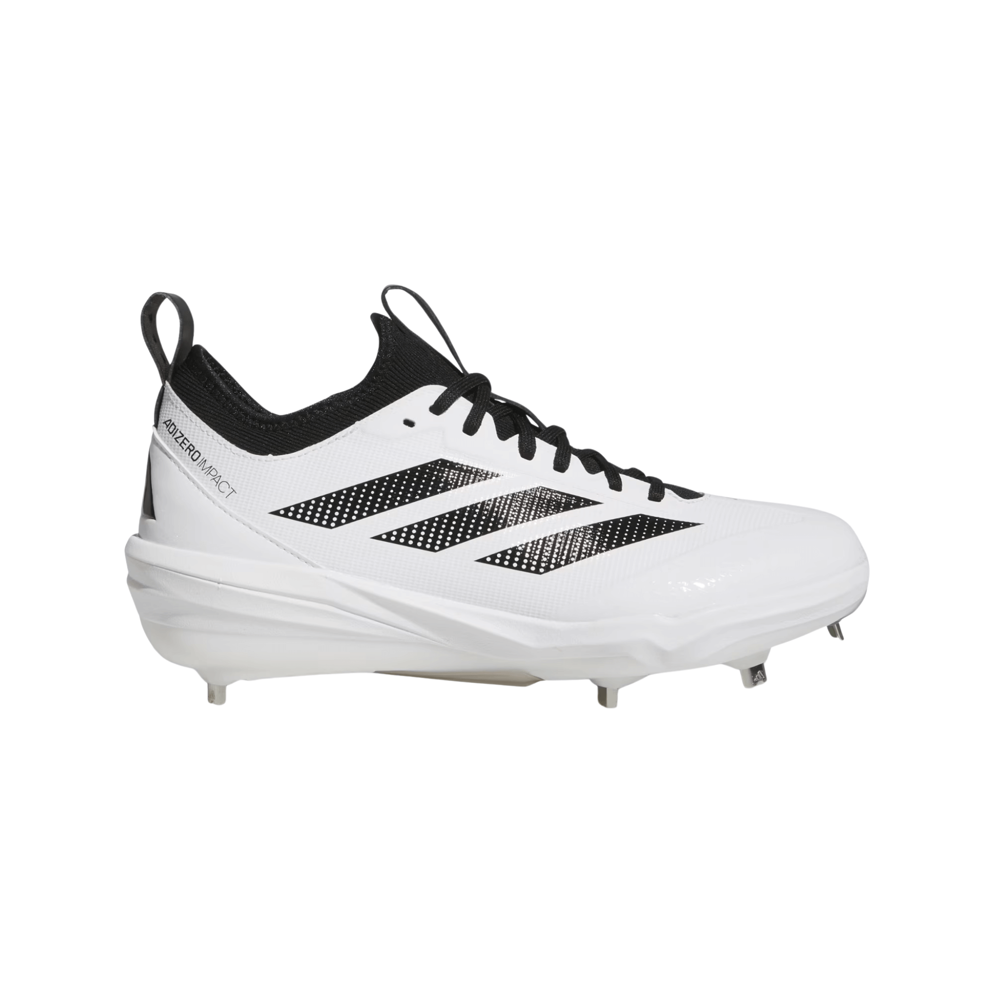 Adidas Adizero Impact 2.0 Baseball Cleats - White Adidas Adizero Impact 2.0 Baseball Cleats - White