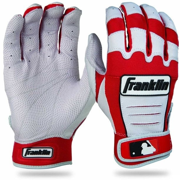 Franklin CFX Pro Batting Gloves Red/Pearl
