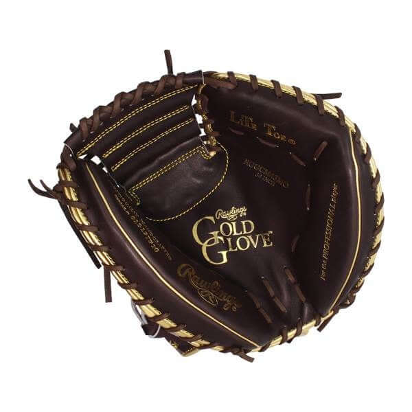 Rawlings Gold Glove RGGCM43MO 34 Inch Mitt, Mocha Color, Closed Web, European Leather.