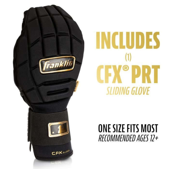 Franklin CFX Slider PRT Series OSFA Black, soft shell protection hardens on impact