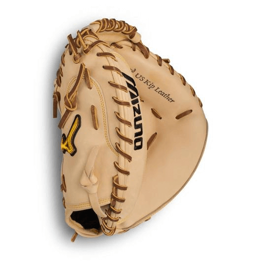 Mizuno Pro Baseball Catcher's Mitt 33.5 inches, high-quality US Kip leather, designed by master craftsmen.