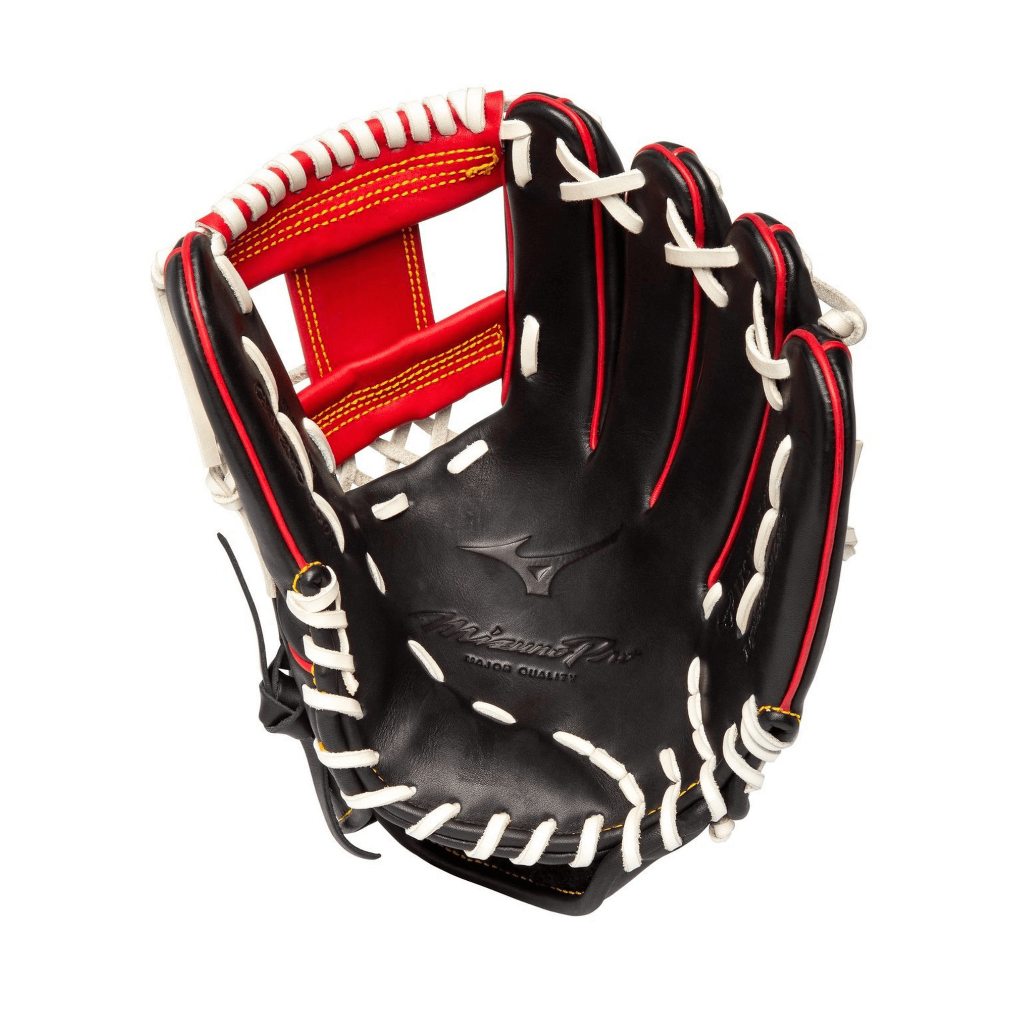 Mizuno Pro Michael Chavis GMP2MC-600R RH Black-Red 11.75 baseball glove.