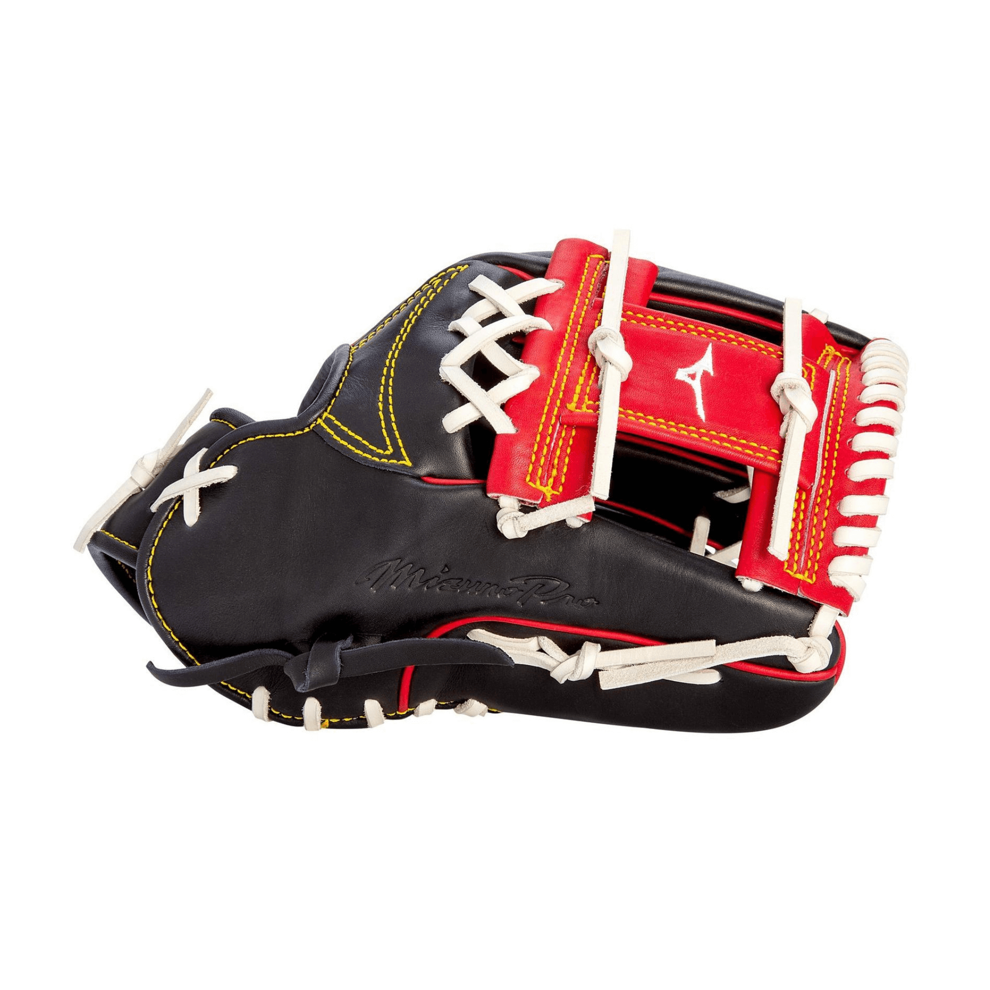 Mizuno Pro Michael Chavis GMP2MC-600R RH Black-Red 11.75 baseball glove.