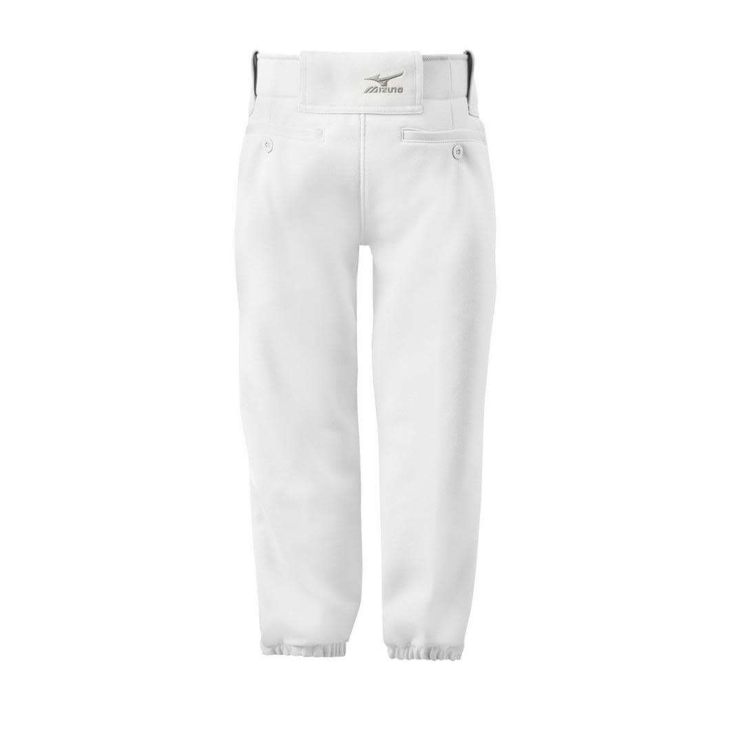 Mizuno Girls Belted Pant Lightweight double knit fabric, durable construction.