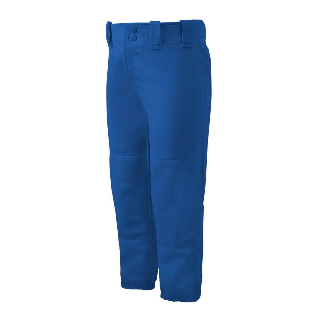 Mizuno Girls Belted Pant Lightweight double knit fabric, durable construction.
