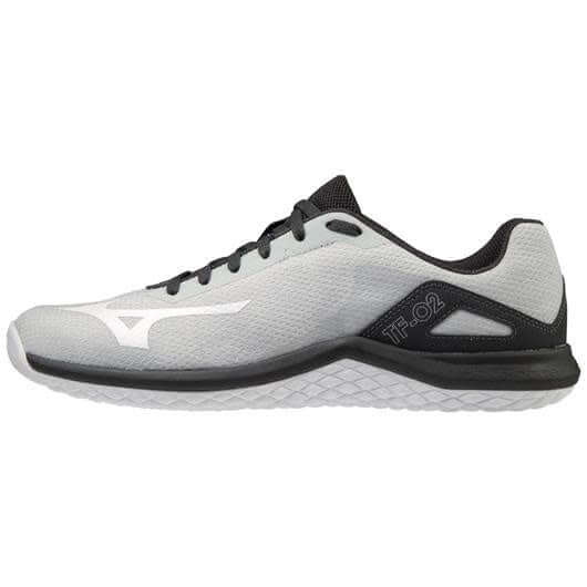 MIZUNO Men's TF-02 Training Shoe in Grey/Black