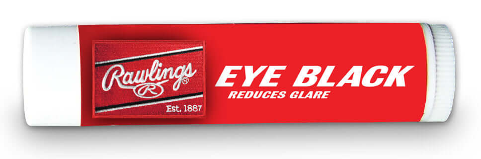 Rawlings Eye Black Stick reducing glare from sunlight and stadium lights