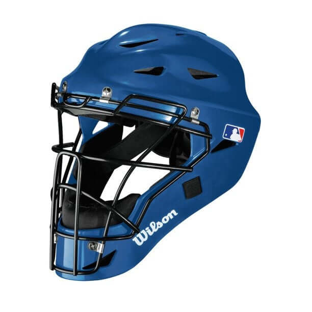 Wilson EZ Gear Kit L/XL Royal, includes chest protector, leg guards, and catcher's helmet, for ages 7-12