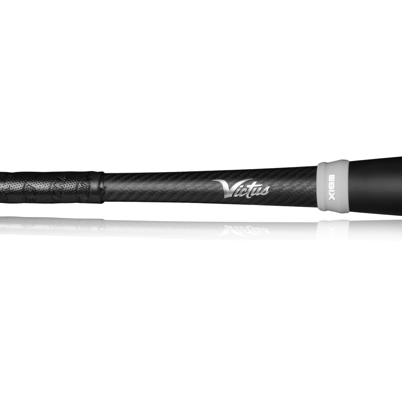 Victus Nox 2 BBCOR bat featuring an end-loaded design with military-grade aluminum barrel and carbon composite handle.