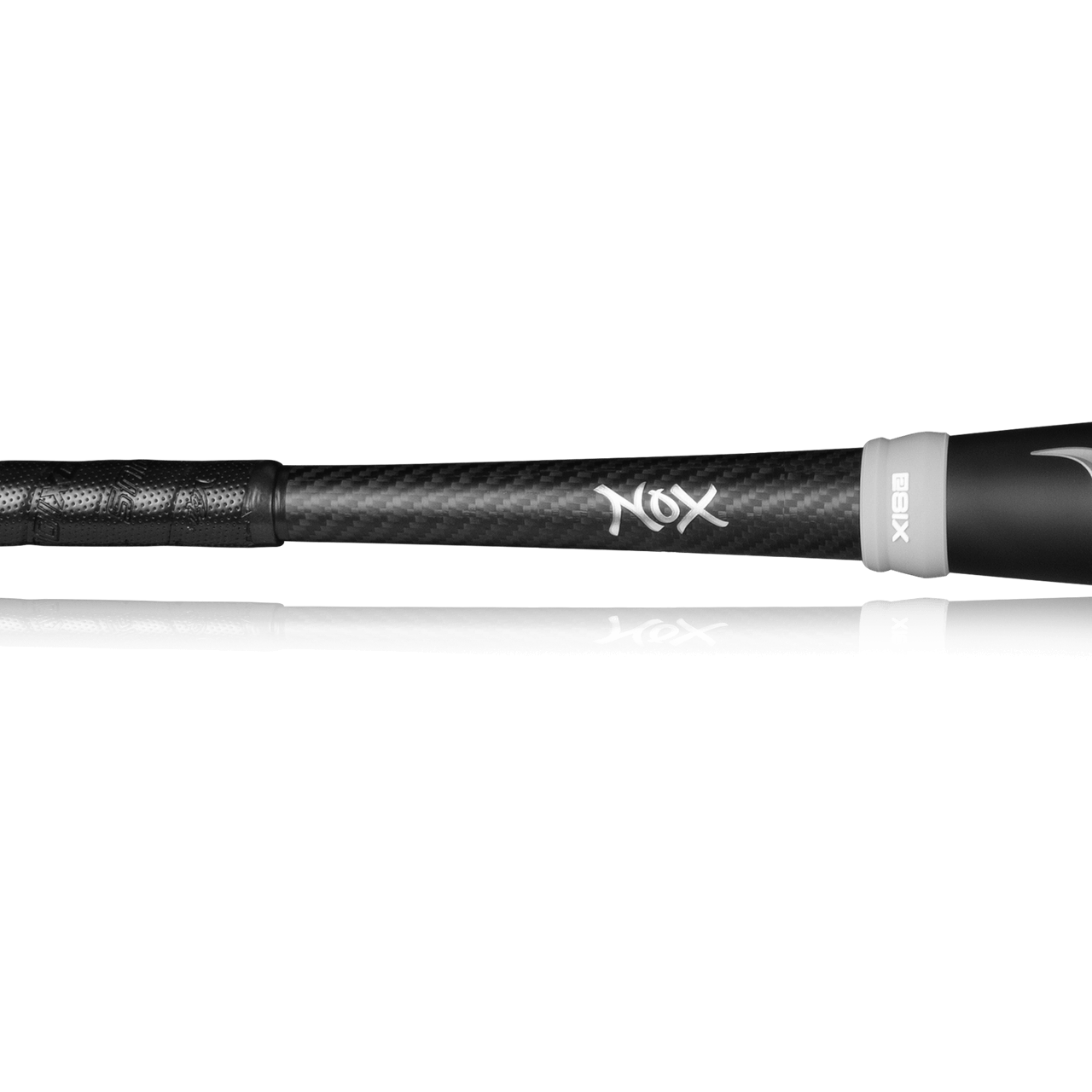 Victus Nox 2 BBCOR bat featuring an end-loaded design with military-grade aluminum barrel and carbon composite handle.