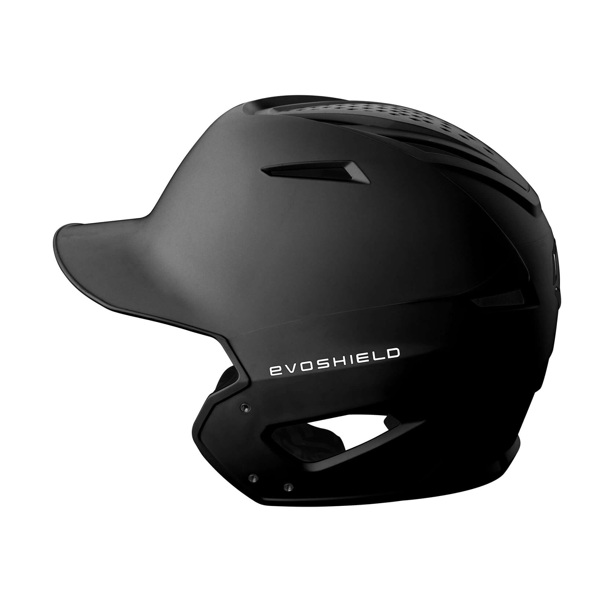 Evoshield XVT 2.0 Matte Black Batting Helmet with dual density padding