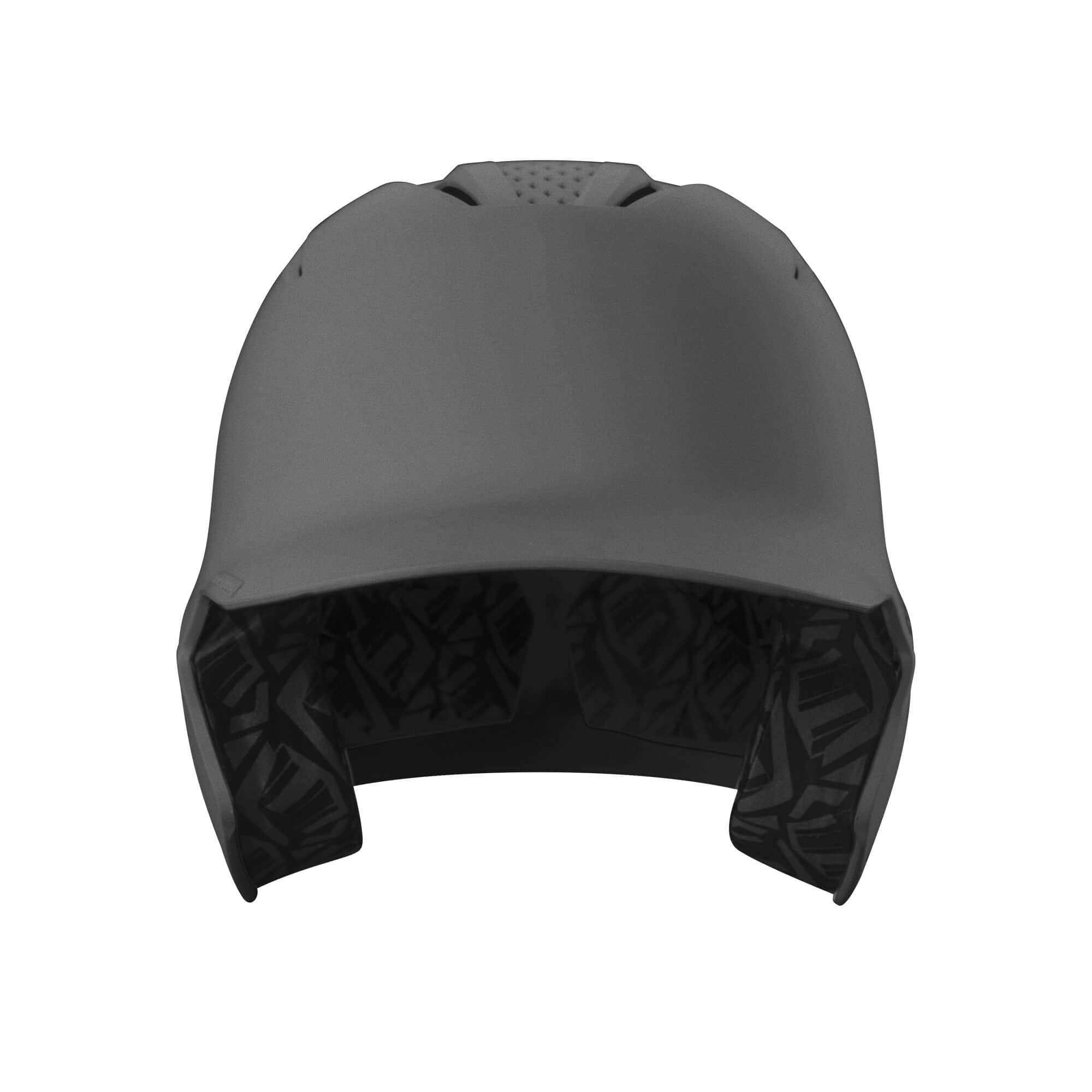 Evoshield XVT 2.0 Matte Batting Helmet Charcoal with dual density padding