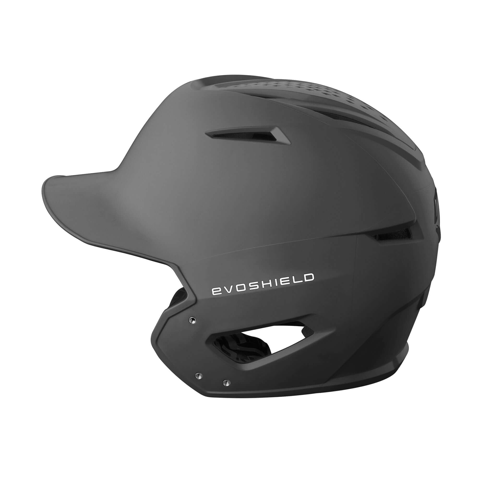 Evoshield XVT 2.0 Matte Batting Helmet Charcoal with dual density padding
