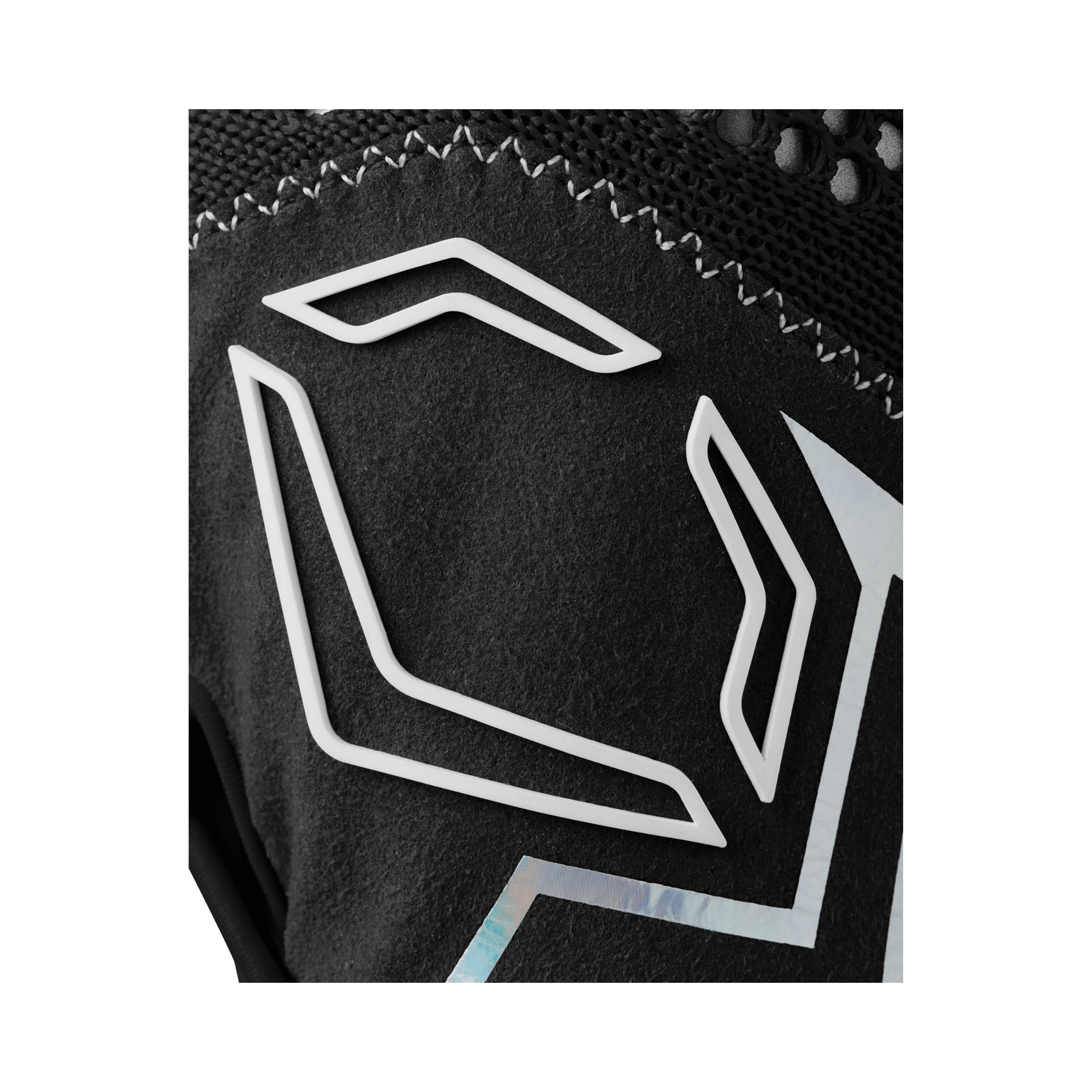 Evoshield Adult PRO-SRZ V2 Batting Gloves in black with Pittards® leather palm for enhanced grip and durability.