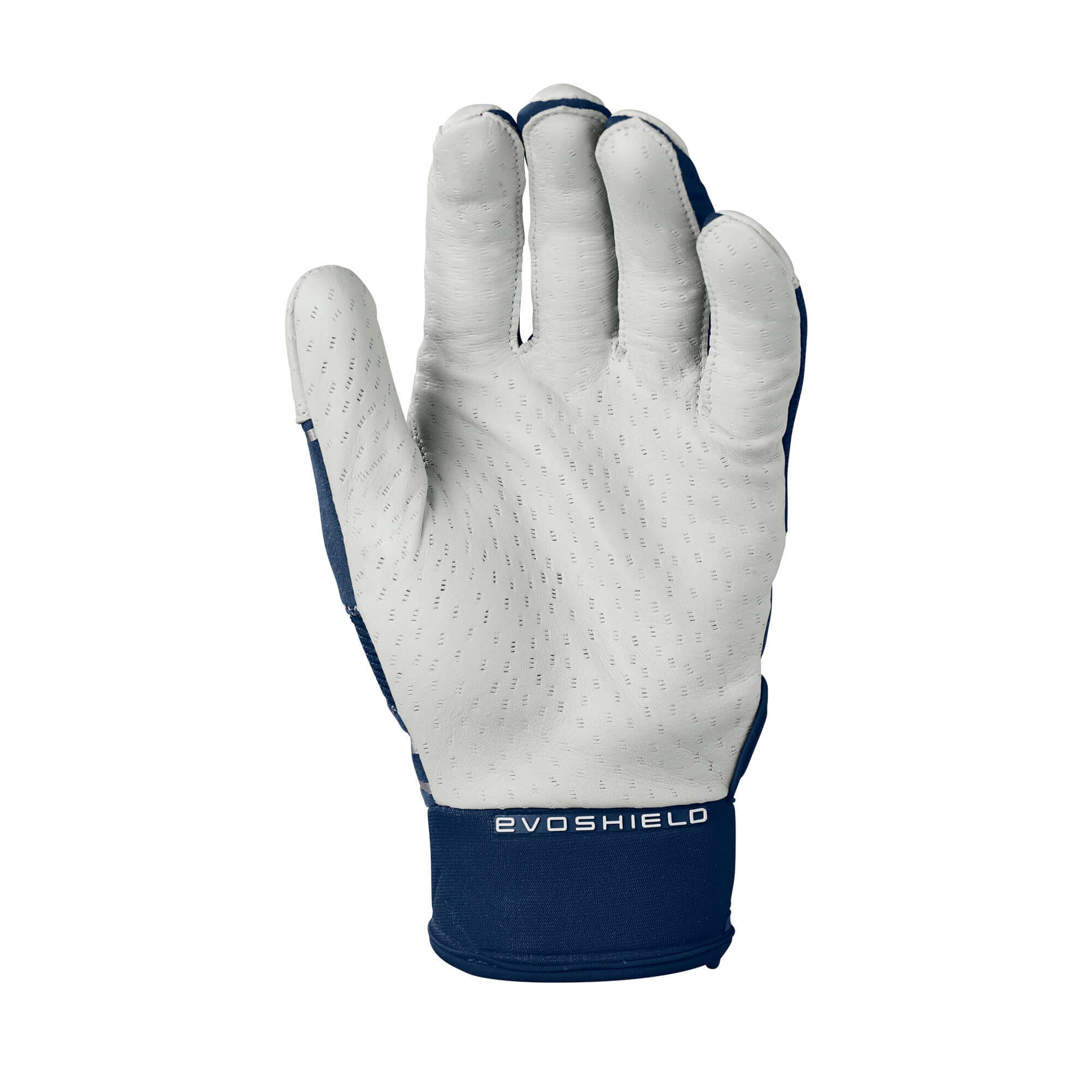 Evoshield PRO-SRZ V2 Batting Gloves in Navy with Pittards leather palm for enhanced grip