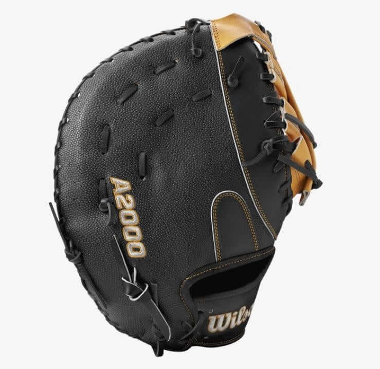 Wilson A2000 F16HT 12.5” Trey Mancini 1B Mitt in Vintage Tan Pro Stock Leather with Black SuperSkin back