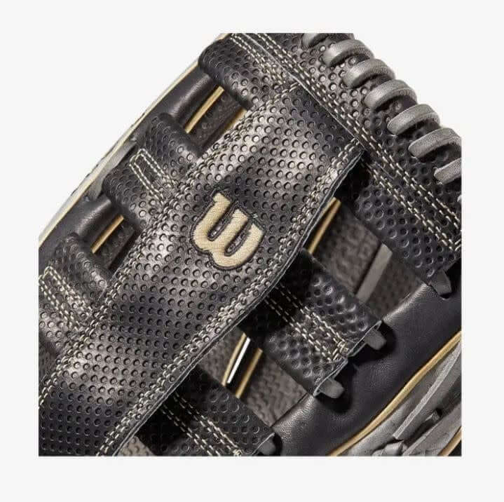 Wilson A2K 1775 glove, 12.75”, Black Pro Stock Select leather, Spin Control, Grey SnakeSkin, Left Hand Throw.