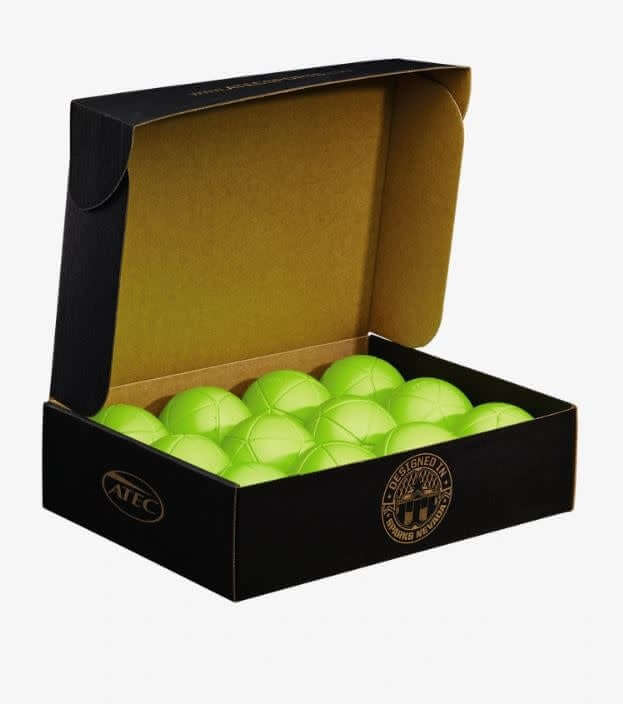 ATEC Hi.Per Lite Foam Softball Lightweight, high-density foam ball for training, safe for indoor use, pack of 12.