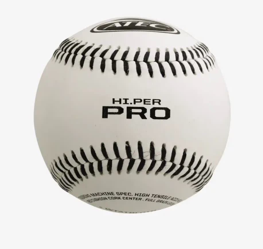 Atec Hi.Per Pro - Leather Flat Seam Baseball