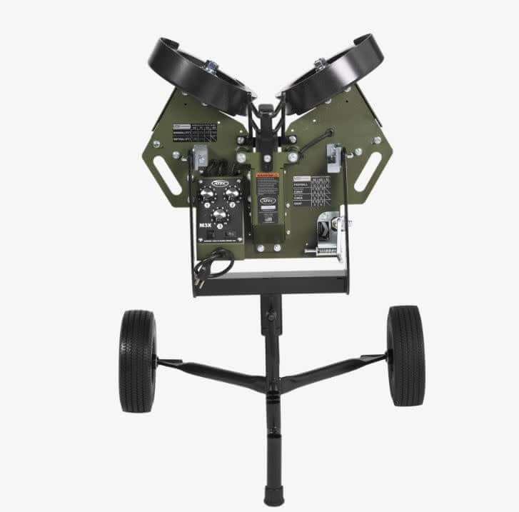 ATEC M3X -Softball Pitching Machine on Caddypod