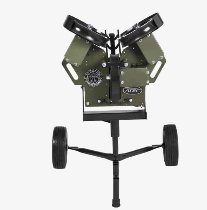 ATEC M3X -Softball Pitching Machine on Caddypod