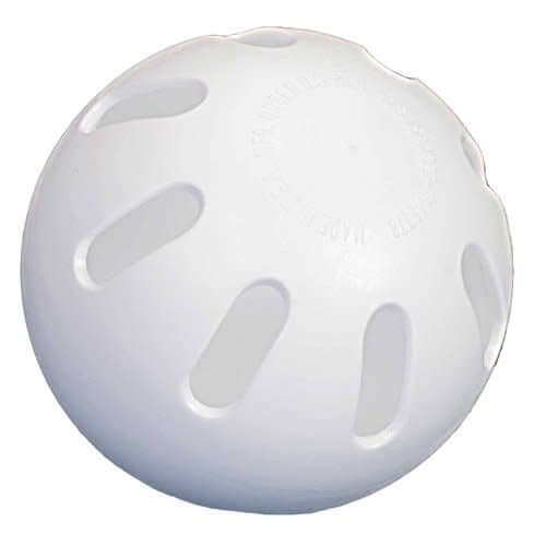 Rawlings Tanners 9” White Wiffle Ball with thin openings