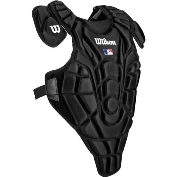 Wilson EZ Gear Kit L/XL Black including chest protector, leg guards, and catcher's helmet