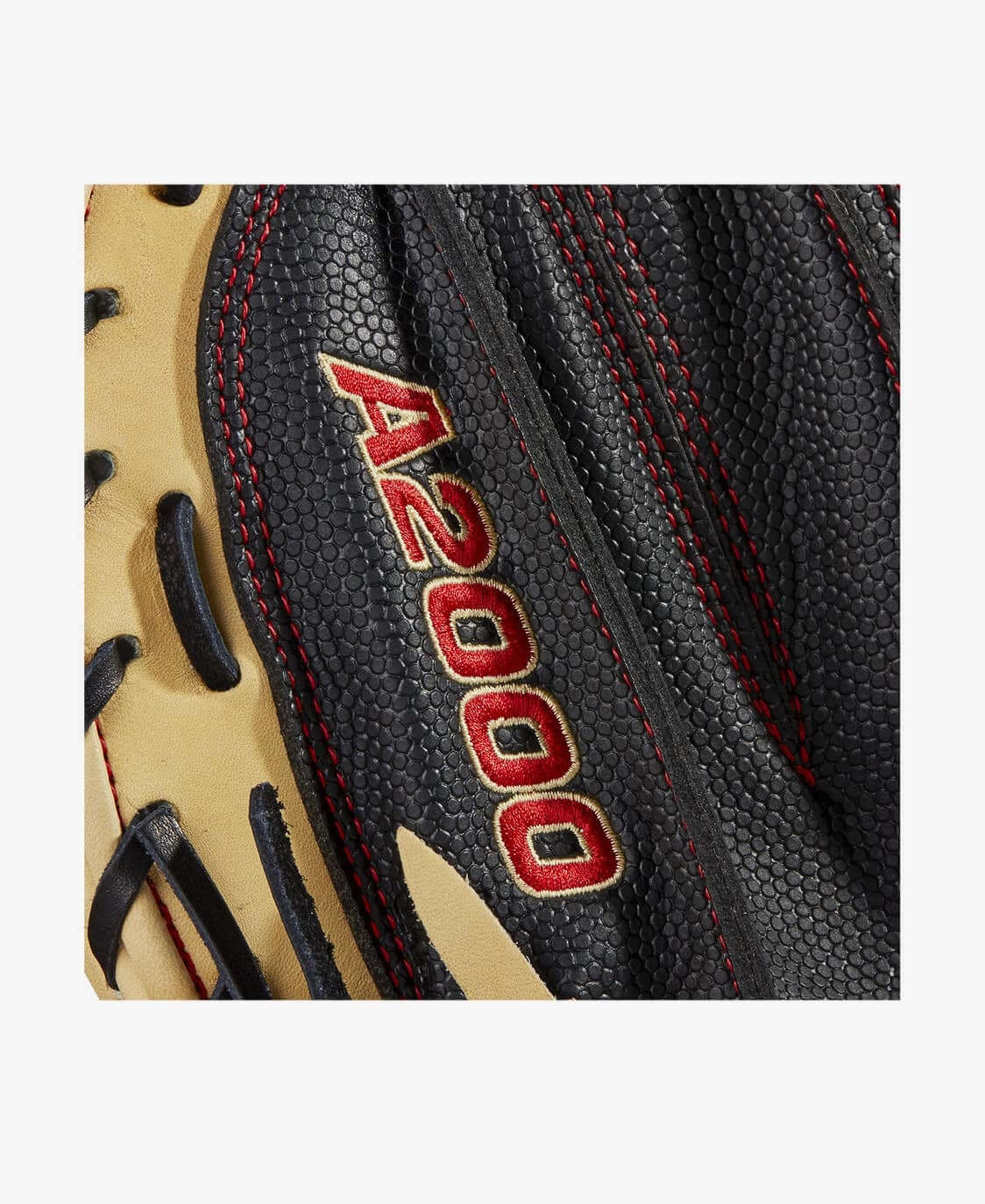 Wilson A2000 M2SS 33.5 Baseball Catcher's Mitt, Black SuperSkin with Blonde Pro Stock Leather