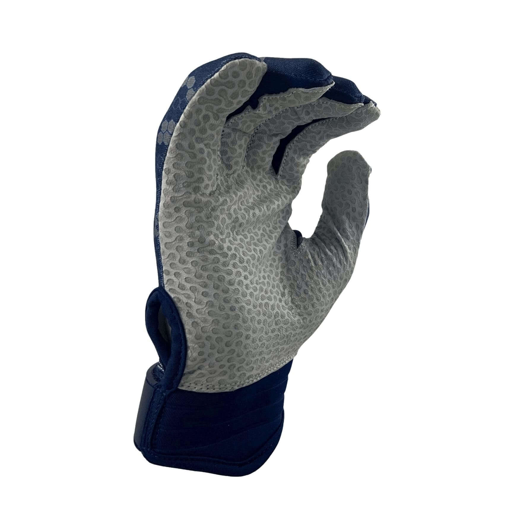 Black B45 Batting Gloves made with Premium Quality sheepskin leather, size Small to X-Large.