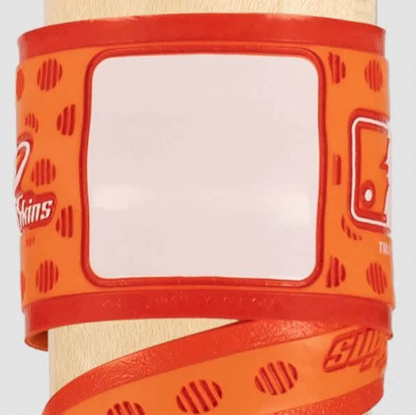 Lizard Skins DSP Ultra X Bat Grip Blaze Orange, 0.5mm thickness, premium adhesive, MLB official, 67 inches long.