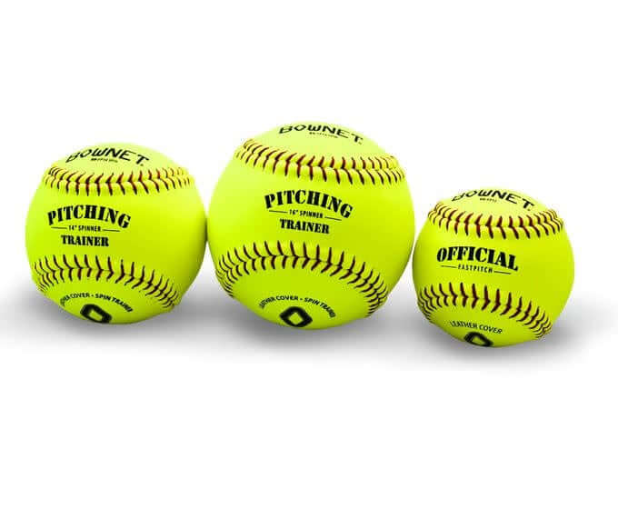 14” Bownet Softball Spinner Trainer with Raised Seams