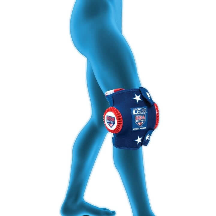 Bownet ICE20 USA Softball Edition Double Knee Compression Wrap