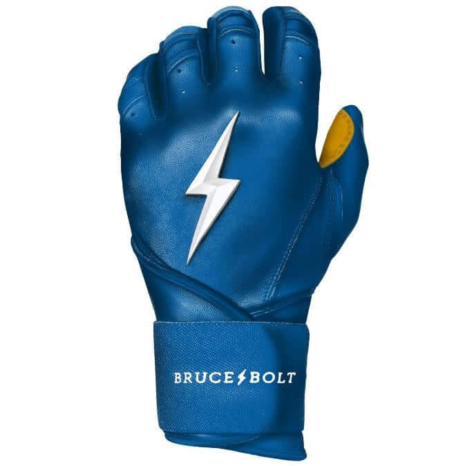 Bruce Bolt Premium Long Cuff Royal Batting Gloves High Quality Cabretta Leather