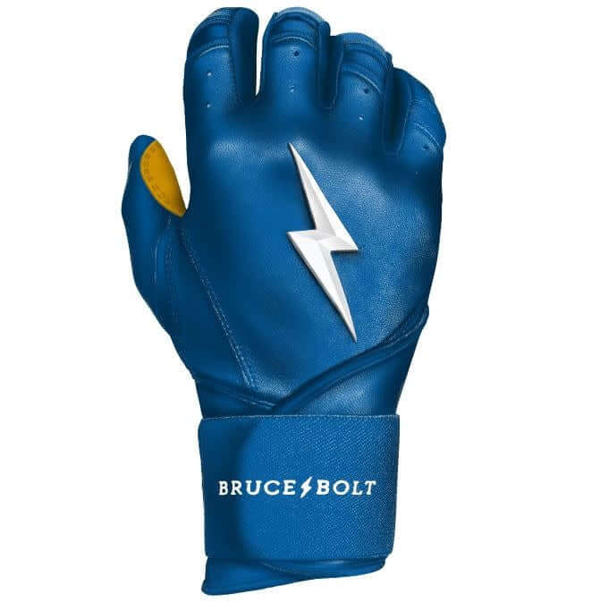 Bruce Bolt Premium Long Cuff Royal Batting Gloves High Quality Cabretta Leather