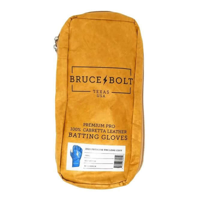 Bruce Bolt Premium Long Cuff Royal Batting Gloves High Quality Cabretta Leather