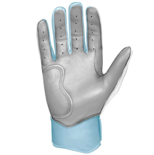 Bruce Bolt Premium Short Cuff Happ Series batting gloves with Chicago flag-inspired design