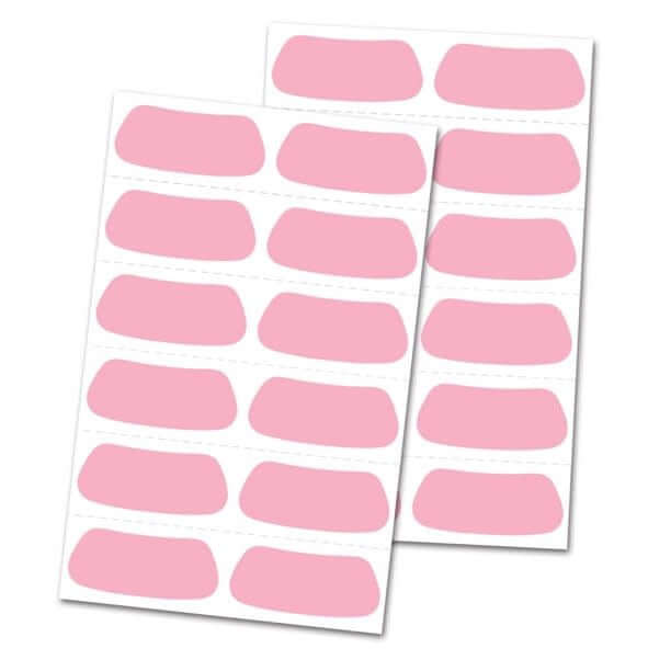 Rawlings Pink Eye Black Stickers 12 Pairs
