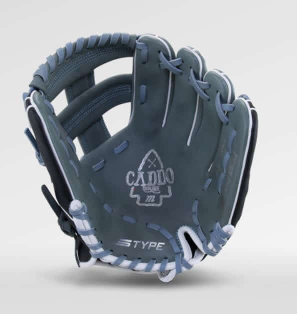 Marucci Caddo Fastpitch 11 RHT glove, neutral shape, medium depth, full-grain cowhide leather, EZ Flex notch.