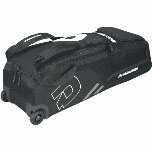Wilson Demarini Momentum Wheeled Bag in Black with large main compartment