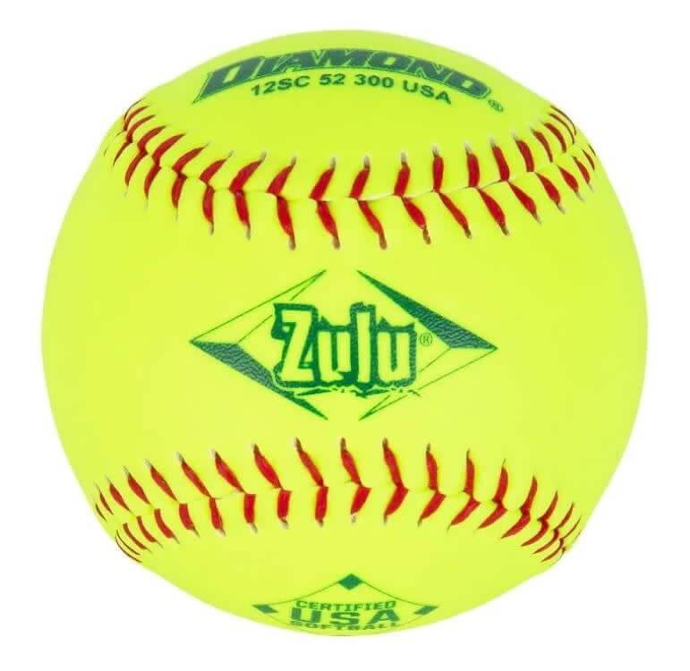 Diamond 11-inch Zulu Softball with Polyurethane Core
