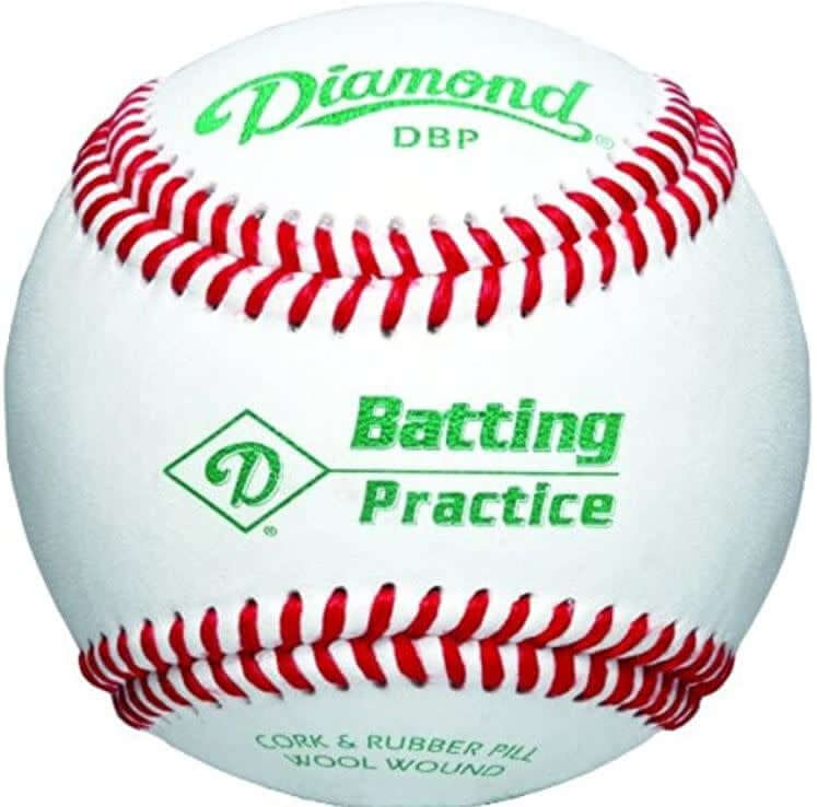 Full-grain leather diamond practice ball with durable cover