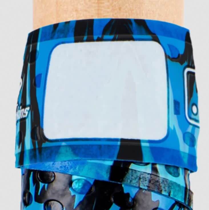 Lizard Skins DSP Bat Grip in Tidal Camo, 1.8mm thickness, MLB official, slip-resistant, adhesive back, 990mm length