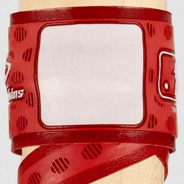 Lizard Skins DSP Ultra X Bat Grip in Crimson Red, 0.5mm thickness, official MLB grip, 67 inches long