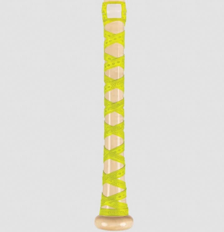 Lizard Skins DSP Ultra X Bat Grip in Neon Yellow, 0.5mm thickness, official MLB grip.