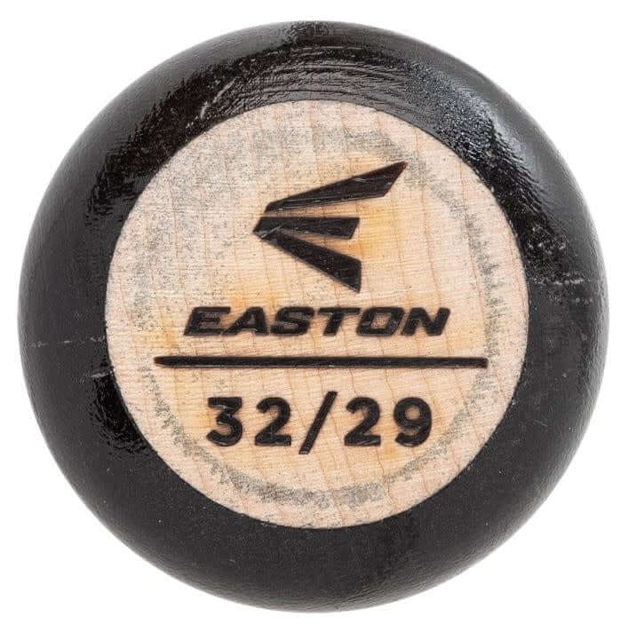 Easton Pro 271 Maple Wood Baseball Bat showing tapered medium barrel and traditional knob.