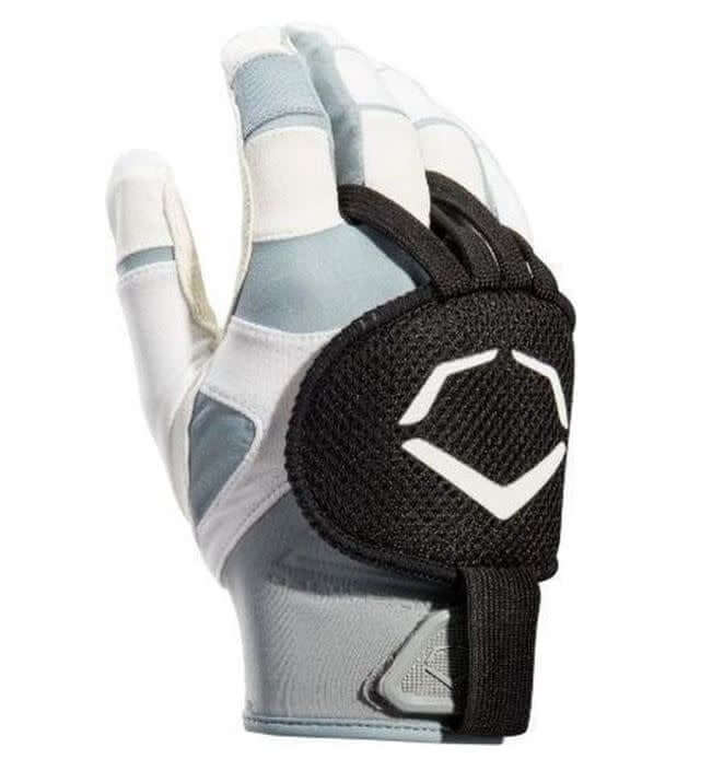 Evo Extended Hand Guard LHH Black, custom-molded protection for lead hand during at-bat