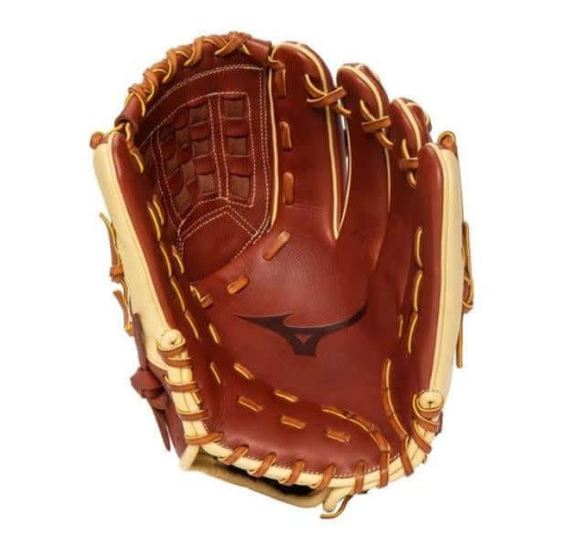 Mizuno GPE1200 Prime Elite Pitcher Glove, 12, Mahogany-Tan, Right-Handed