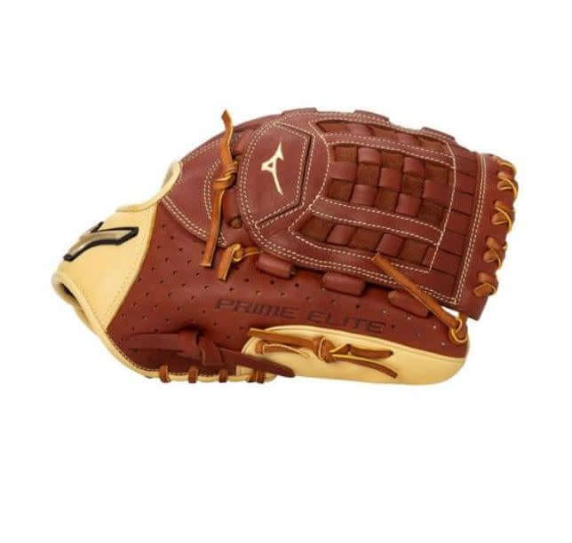 Mizuno GPE1200 Prime Elite Pitcher Glove, 12, Mahogany-Tan, Right-Handed