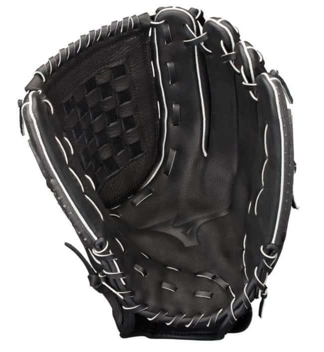 Mizuno GTF1400 Techfire SP 14 RH Black-Silver hybrid construction glove