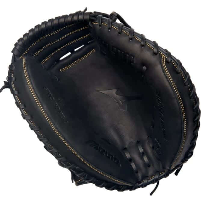 Mizuno GXC50PB4 MVP Prime Catcher's Mitt, 34, Right Hand, Black-Almond